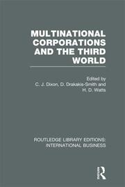 Multinational Corporations and the Third World (RLE International Business) book cover
