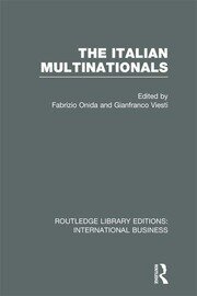 The Italian Multinationals (RLE International Business) book cover
