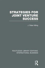 Strategies for Joint Venture Success (RLE International Business) book cover