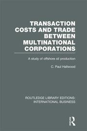 Transaction Costs & Trade Between Multinational Corporations (RLE International Business) book cover