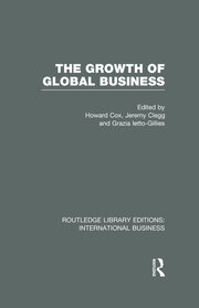 The Growth of Global Business (RLE International Business) book cover
