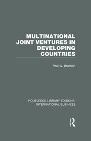 Multinational Joint Ventures in Developing Countries (RLE International Business) book cover