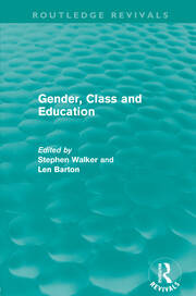 Gender, Class and Education (Routledge Revivals) book cover