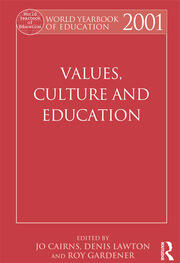 World Yearbook of Education 2001: Values, Culture and Education book cover