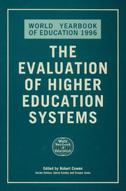 The World Yearbook of Education 1996: The Evaluation of Higher Education Systems book cover