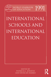 World Yearbook of Education 1991: International Schools and International Education book cover