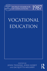 World Yearbook of Education 1987: Vocational Education book cover