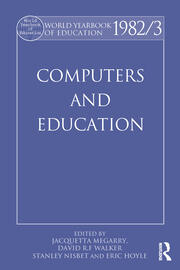 World Yearbook of Education 1982/3: Computers and Education book cover