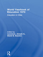 World Yearbook of Education 1970: Education in Cities book cover
