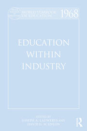 World Yearbook of Education 1968: Education Within Industry book cover