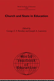 World Yearbook of Education 1966: Church and State in Education book cover