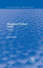 Medieval Political Ideas (Routledge Revivals): Volume I book cover