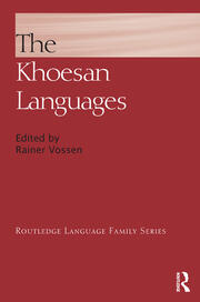 The Khoesan Languages book cover