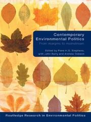 Contemporary Environmental Politics: From Margins to Mainstream book cover