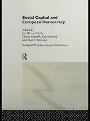 Social Capital and European Democracy book cover
