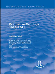 Formative Writings (Routledge Revivals) book cover