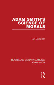 Adam Smith's Science of Morals book cover