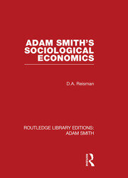 Adam Smith's Sociological Economics book cover