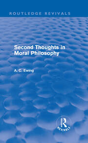 Second Thoughts in Moral Philosophy (Routledge Revivals) book cover
