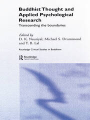 Buddhist Thought and Applied Psychological Research: Transcending the Boundaries book cover