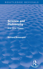 Science and Philosophy (Routledge Revivals): And Other Essays book cover