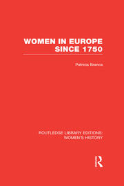 Women in Europe since 1750 book cover