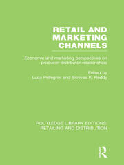 Retail and Marketing Channels (RLE Retailing and Distribution) book cover