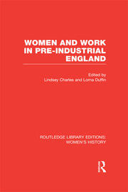 Women and Work in Pre-industrial England book cover