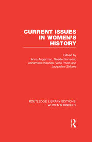 Current Issues in Women's History book cover