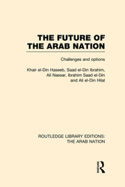 The Future of the Arab Nation (RLE: The Arab Nation): Challenges and Options book cover