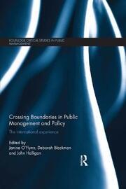 Crossing Boundaries in Public Management and Policy: The International Experience book cover