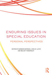 Enduring Issues In Special Education: Personal Perspectives book cover