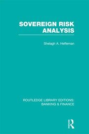 Sovereign Risk Analysis (RLE Banking & Finance) book cover