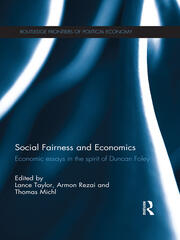 Social Fairness and Economics: Economic Essays in the Spirit of Duncan Foley book cover