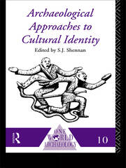 Archaeological Approaches to Cultural Identity book cover