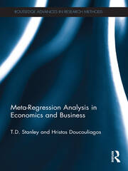 Meta-Regression Analysis in Economics and Business book cover