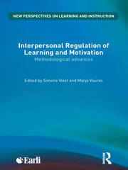 Interpersonal Regulation of Learning and Motivation: Methodological Advances book cover