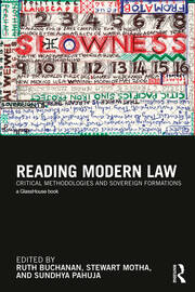 Reading Modern Law: Critical Methodologies and Sovereign Formations book cover