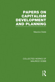 Papers on Capitalism, Development and Planning book cover