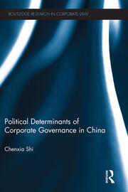 The Political Determinants of Corporate Governance in China book cover