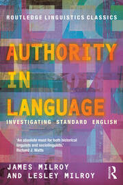 Authority in Language: Investigating Standard English book cover
