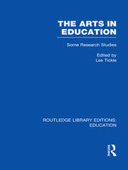 The Arts in Education: Some Research Studies book cover