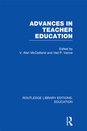 Advances in Teacher Education (RLE Edu N) book cover