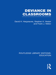 Deviance in Classrooms (RLE Edu M) book cover