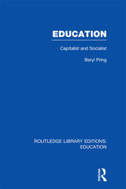 Education (RLE Edu L): Capitalist and Socialist book cover