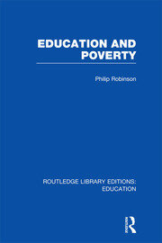 Education and Poverty (RLE Edu L) book cover