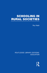 Schooling in Rural Societies (RLE Edu L) book cover