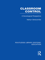 Classroom Control (RLE Edu L) book cover