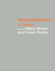 Normalisation: A Reader book cover