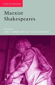 Marxist Shakespeares book cover